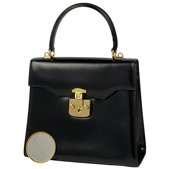 Gucci Ladylock Leather Black Handbag - Picture 2 of 8
